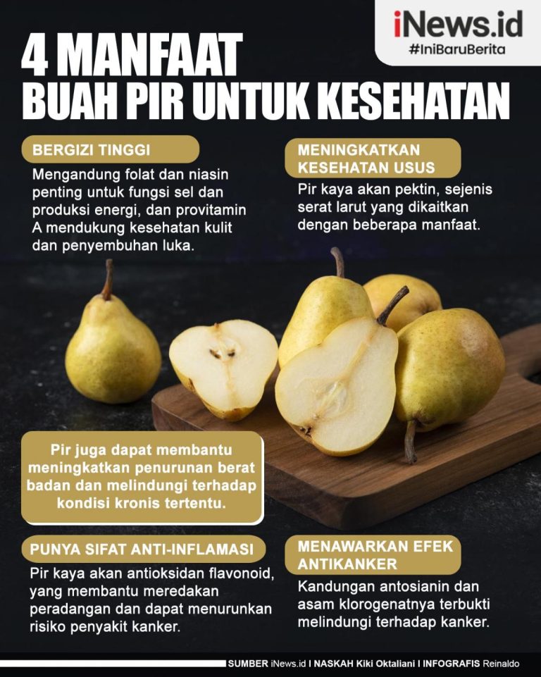 Manfaat dan Kandungan Gizi Buah Pir
