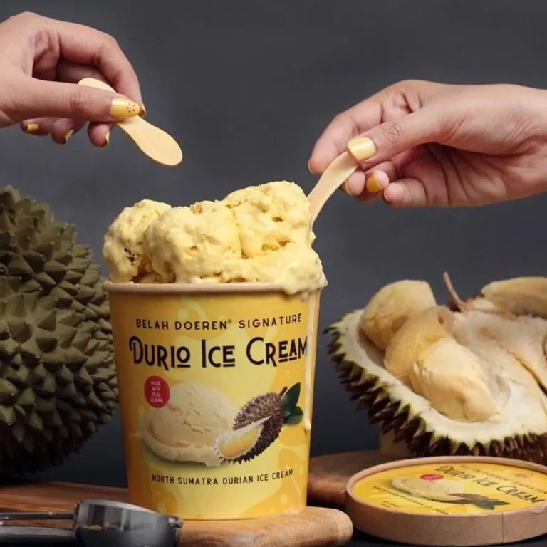 Es Krim Durian: Sensasi Rasa Unik dari Buah Durian Asli